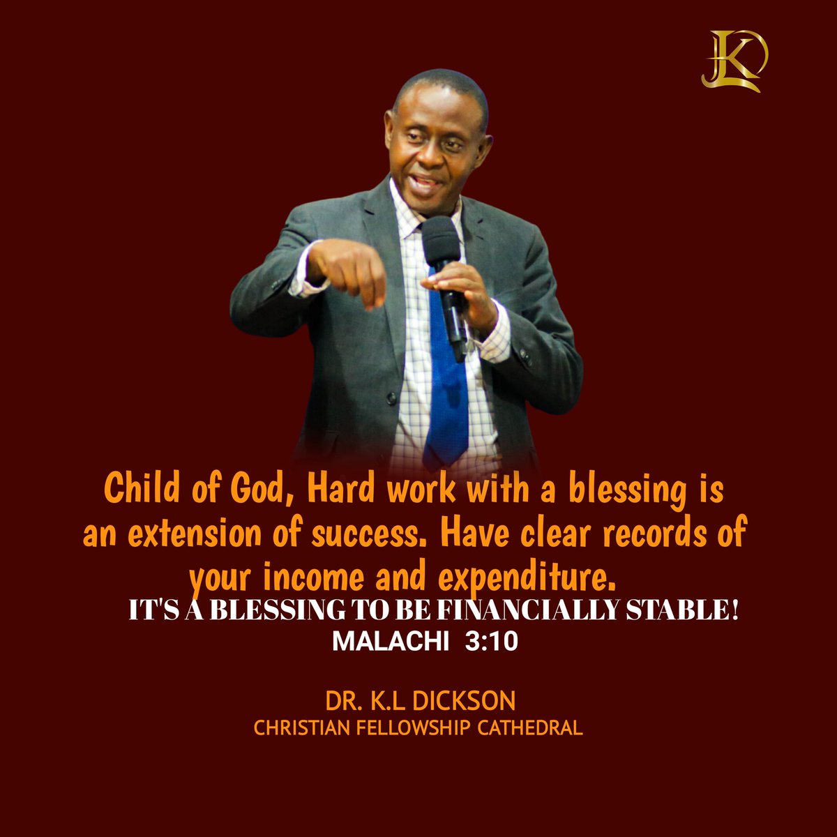kl_dickson's tweet photo. CFC Fort Portal Sunday Service Recap. 

It's a blessing to be financially stable. 

#DrKLDickson 
#FinancialWisdom 
#CFCFortPortal
#SundayServiceUpdates
#YearOfTheLordsGoodness https://t.co/b4LWmvdZ67