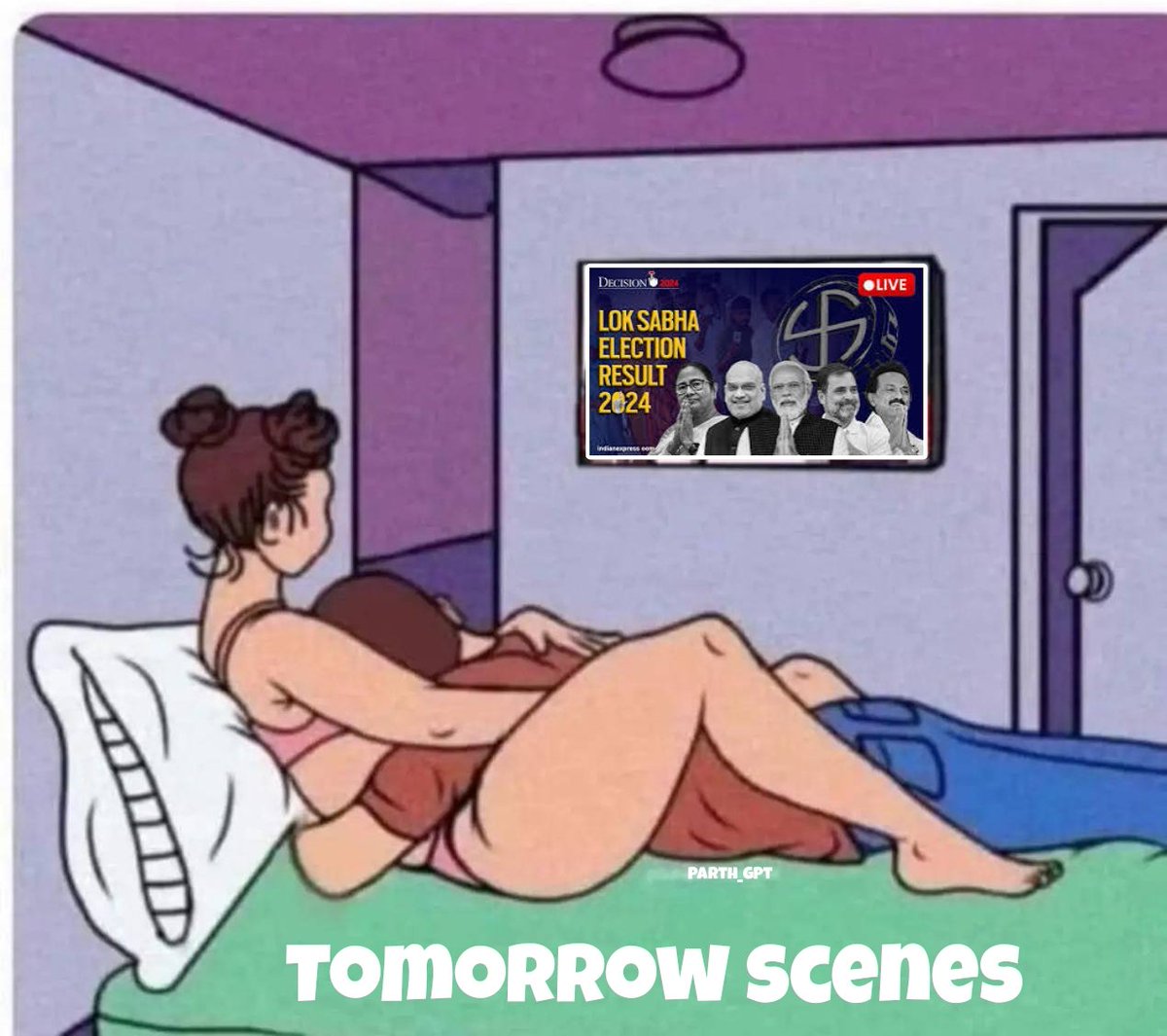 Parth_GPT's tweet photo. Tomorrow scenes.
#electionresults 
#NDASeatsPrediction https://t.co/cpNfxDqhUl