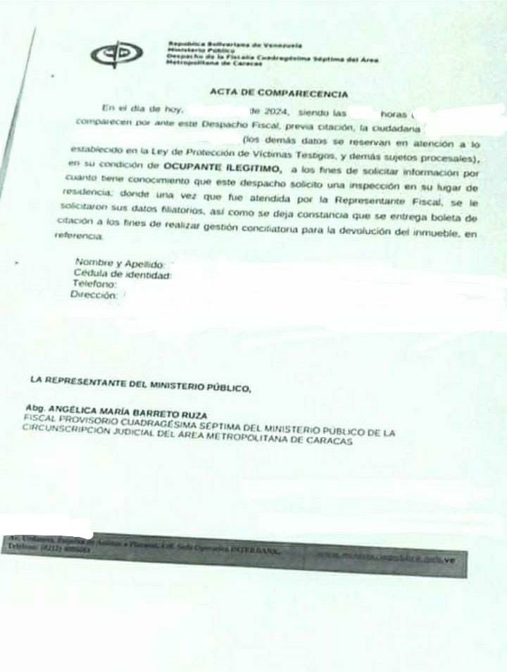 4F_Mamba's tweet photo. Señor @TarekWiliamSaab ojo con la FISCALÍA 47 de MP, fiscales CORRUPTOS que se mueven por BILLETE para luego atacar los inquilinos aun teniendo los  PAGOS al día, y lo hace firmar este papel diciendo que es un procedimiento regular y que esta bajo la orden del Fiscal Tareck. https://t.co/sUPeYCBaAN