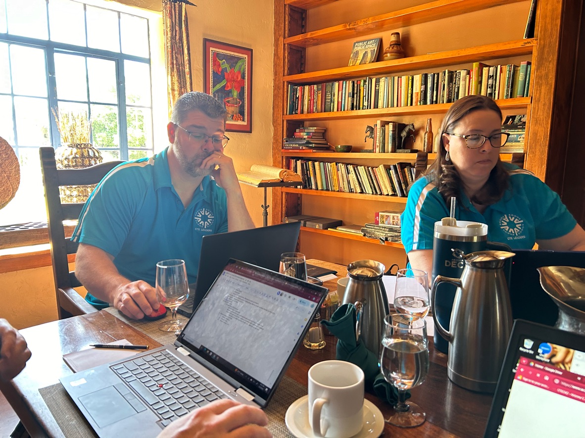 acovacte's tweet photo. The ACOVA Board Members enjoyed a beautiful start of the week in Tucson.  Planning for the 24-25 school year, ACOVA Conference sessions and Camp M&amp;Ms. We have a lot of amazing things in store this year for new and veteran administrators. 

Thank you ACOVA Board! https://t.co/qEXbP8iPCz