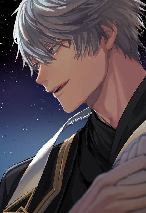 「male focus starry sky」 illustration images(Latest)