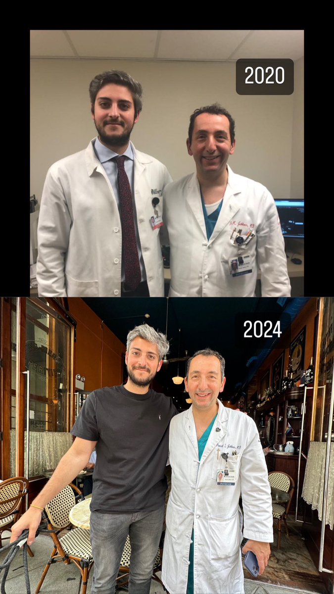 KareemNaamaniMD's tweet image. 4 years later: more white hair, same amazing Mentor🧑‍🧒🙏🏻@PascalJabbourMD thank you for giving me chance! #neurosurgery #Mentorship #mentee