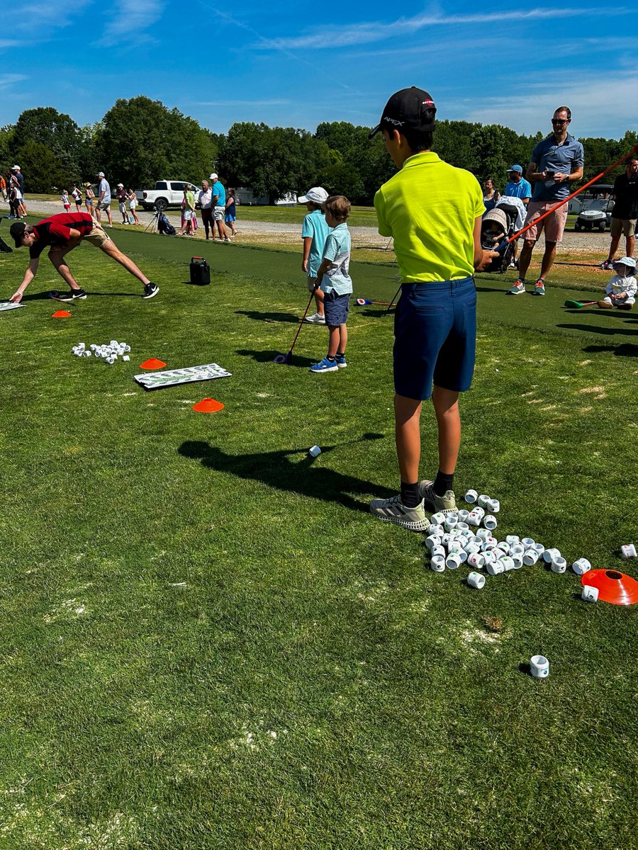 CityofGreer's tweet image. The @BMWCharityProAm Tournament Kick-Off this past Saturday at @GreerGolfCourse  was a hole in one! Our junior golfers had a blast honing their skills thanks to the Junior Golf Clinics hosted by @FirstTeeUpstate  Thank you to everyone involved for a fun event!