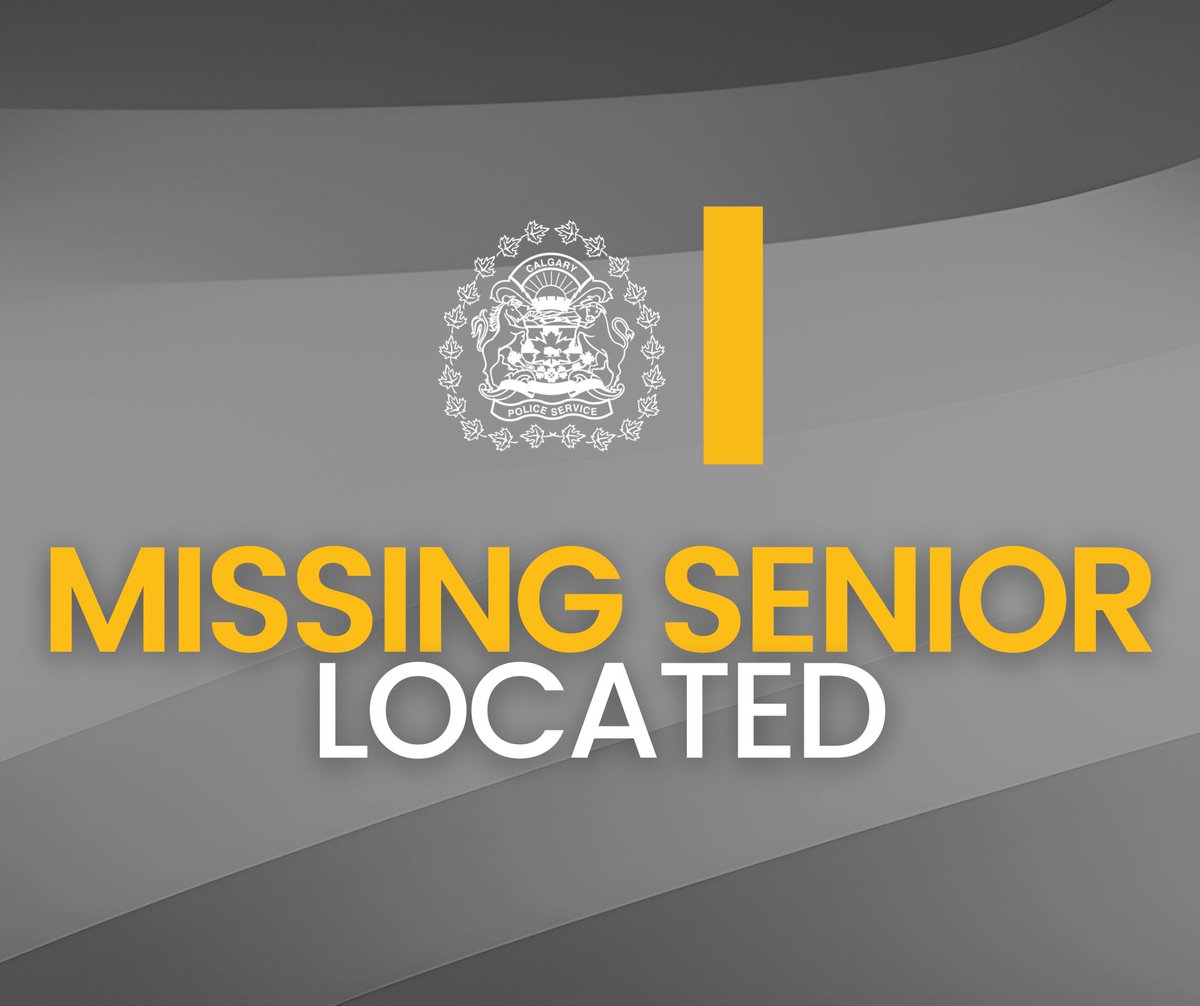 ✳️ MISSING SENIOR LOCATED ✳️ The senior reported missing this morning in the 800 block of Sixth Street S.E., has been located. We would like to thank the media & the public for their assistance. ⚖ Case #: CA24222943