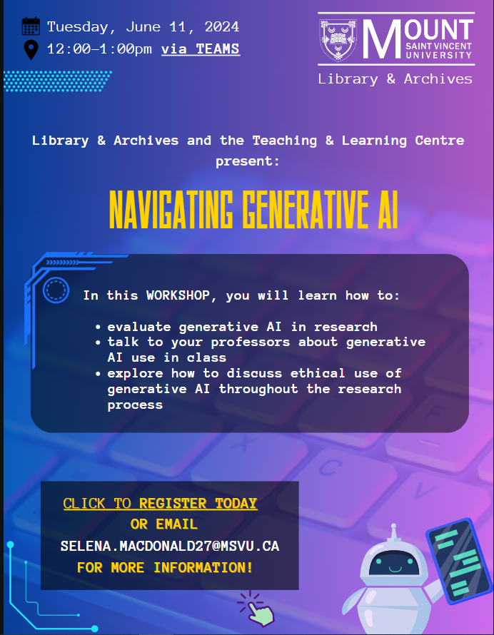 MSVU Library tweet media