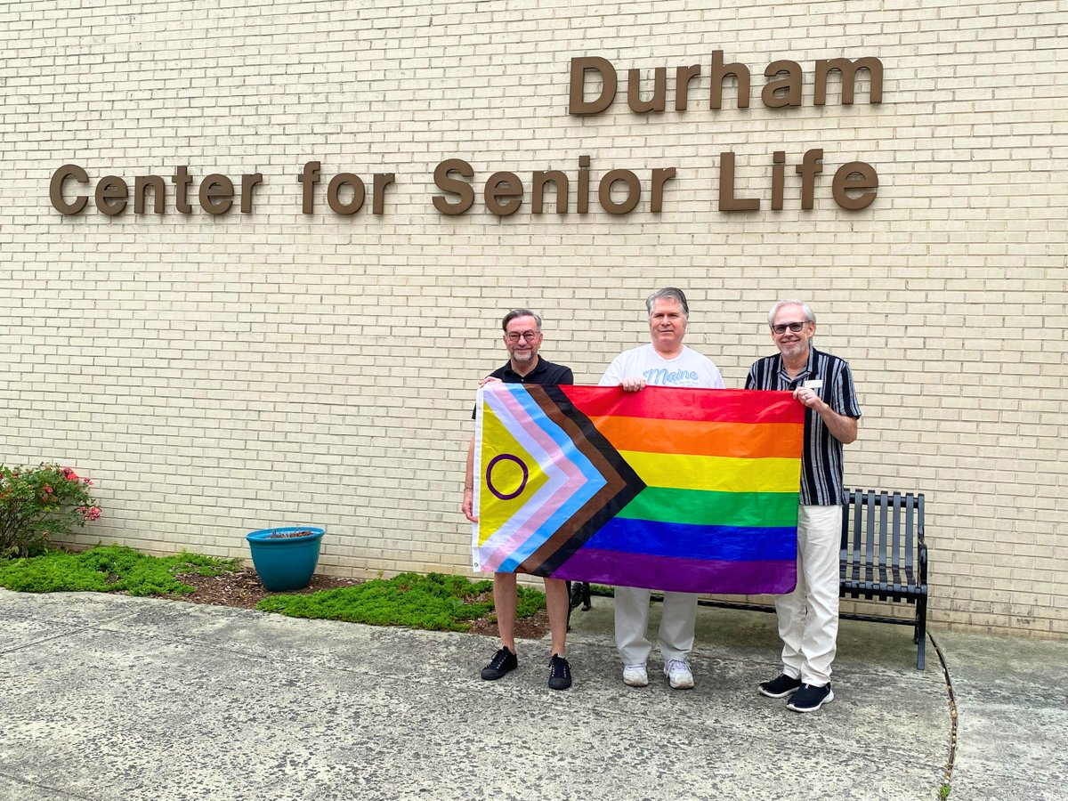 Happy Pride Month from the Durham Center for Senior Life!

We embrace LGBTQ+ older adults at DCSL. Inclusion is at the heart of what we do, and we are dedicated to creating a space that celebrates people from all backgrounds and walks of life. 

You have a place at DCSL! 🏳️‍🌈🌈