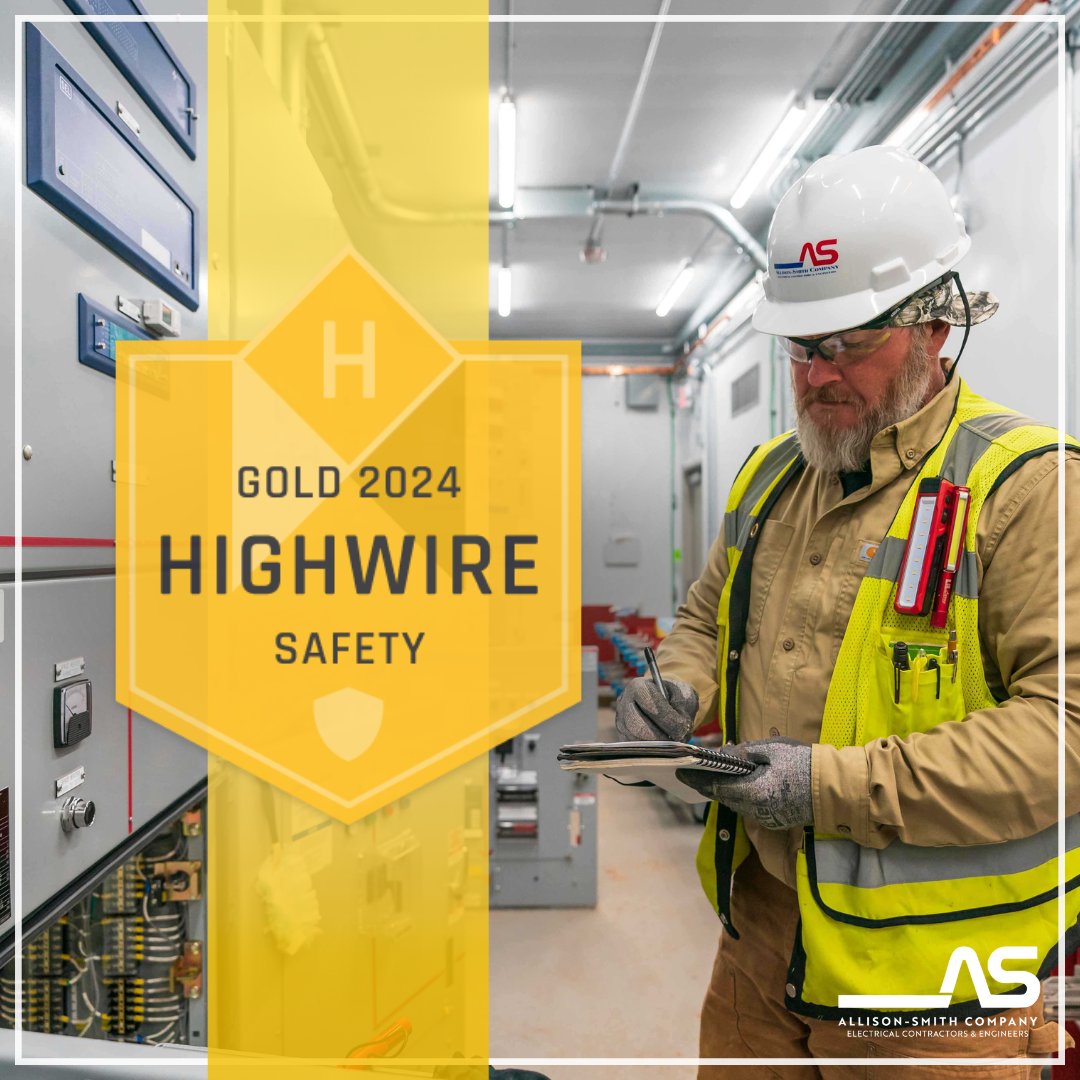 Safety Wins Gold! We kick off #NationalSafetyMonth with a Highwire Gold Award (96%)! At Allison-Smith, safety ALWAYS comes first.

#ThankYouTeam #SafetyFirst