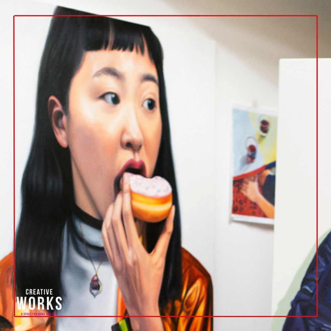 Experience the dynamic and expressive art of Abi Huxtable <a href="/abi_huxtable/">abi huxtable</a>.
Exhibition: Delve
___

Exhibition Hours: Open Space | 2nd Floor
Weekdays: 10 AM - 5 PM
June 8th:
Exhibitions and Workshops: 11 AM - 6 PM