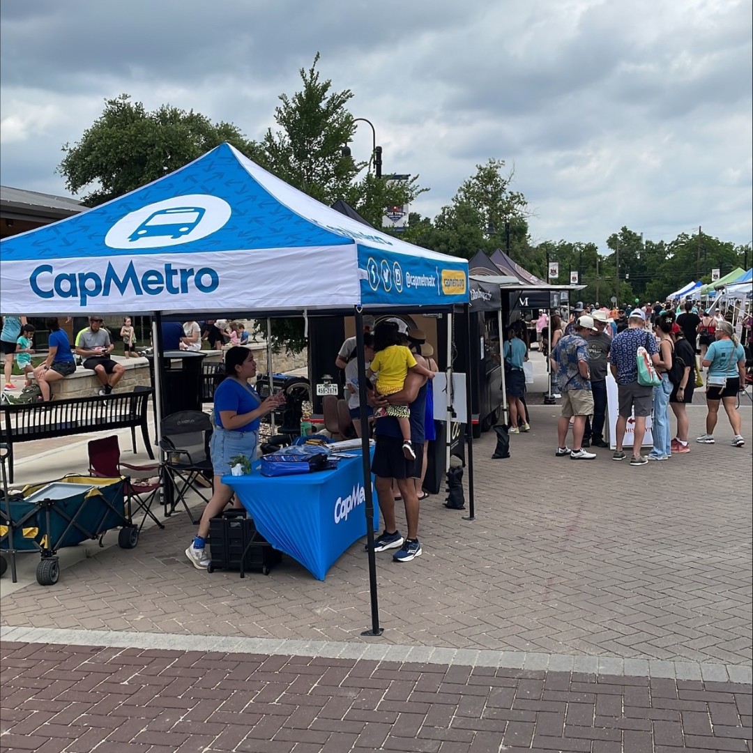 CapMetro (@capmetroatx) on Twitter photo We enjoyed our time at Old Town Fest this weekend in <a href="/CityofLeander/">City of Leander</a>! It was great chatting with the community about the proposed Leander Pickup expansion. If approved, the effect will take effect in mid-August of 2024.
For more information and updates: capmetro.org/leander We enjoyed our time at Old Town Fest this weekend in <a href="/CityofLeander/">City of Leander</a>! It was great chatting with the community about the proposed Leander Pickup expansion. If approved, the effect will take effect in mid-August of 2024.
For more information and updates: capmetro.org/leander