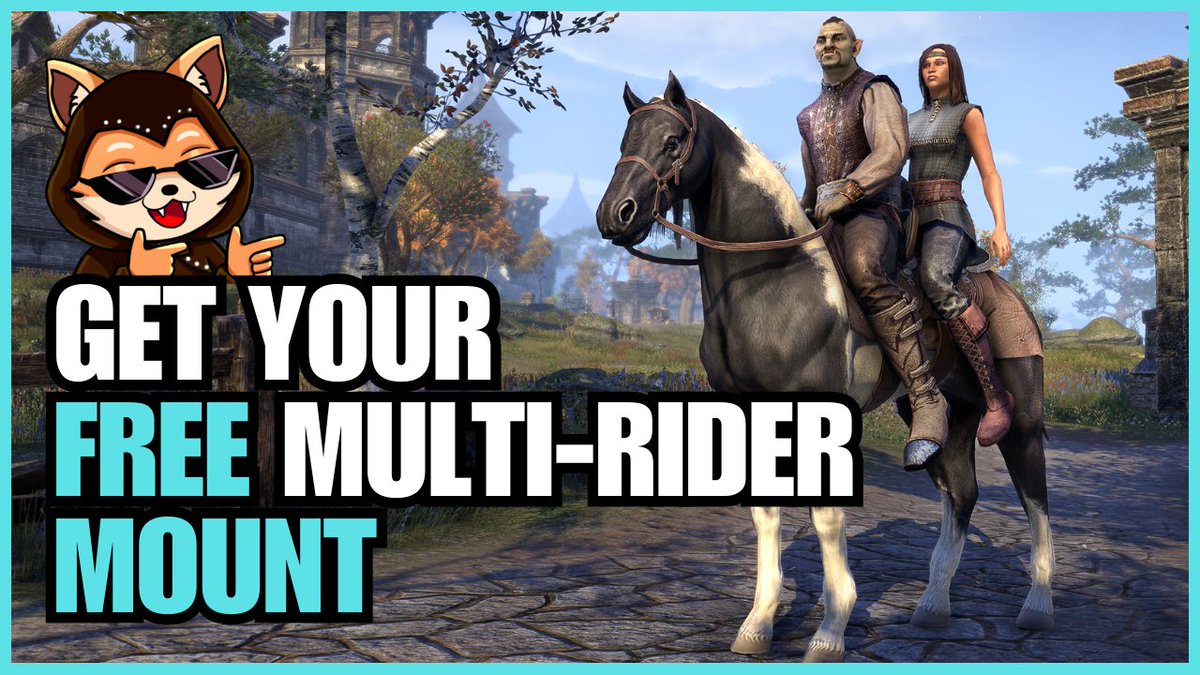 Get a new multi-rider mount for FREE during the <a href="/TESOnline/">The Elder Scrolls Online</a> Anniversary Spotlight - Gold Road event! 

Check out our guide w/tips &amp; tricks on how to earn your mount: youtu.be/4kb4M4z3eyo

Get Gold Road now on PC &amp; on PlayStation/Xbox June 18: beth.games/3yHoacM 

#ad #ESO
