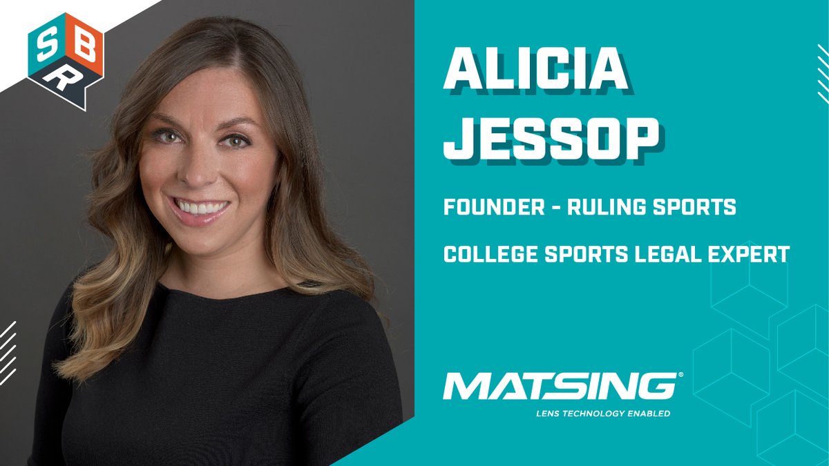 THIS WEEK on @SBRadio: Alicia Jessop (@RulingSports) joins us to help us navigate the evolving #collegesports landscape. Conversation is well worth your time - especially those who work in and around college sports.

#Podcast drops Tuesday morning: podcasts.apple.com/us/podcast/spo…

#NCAA