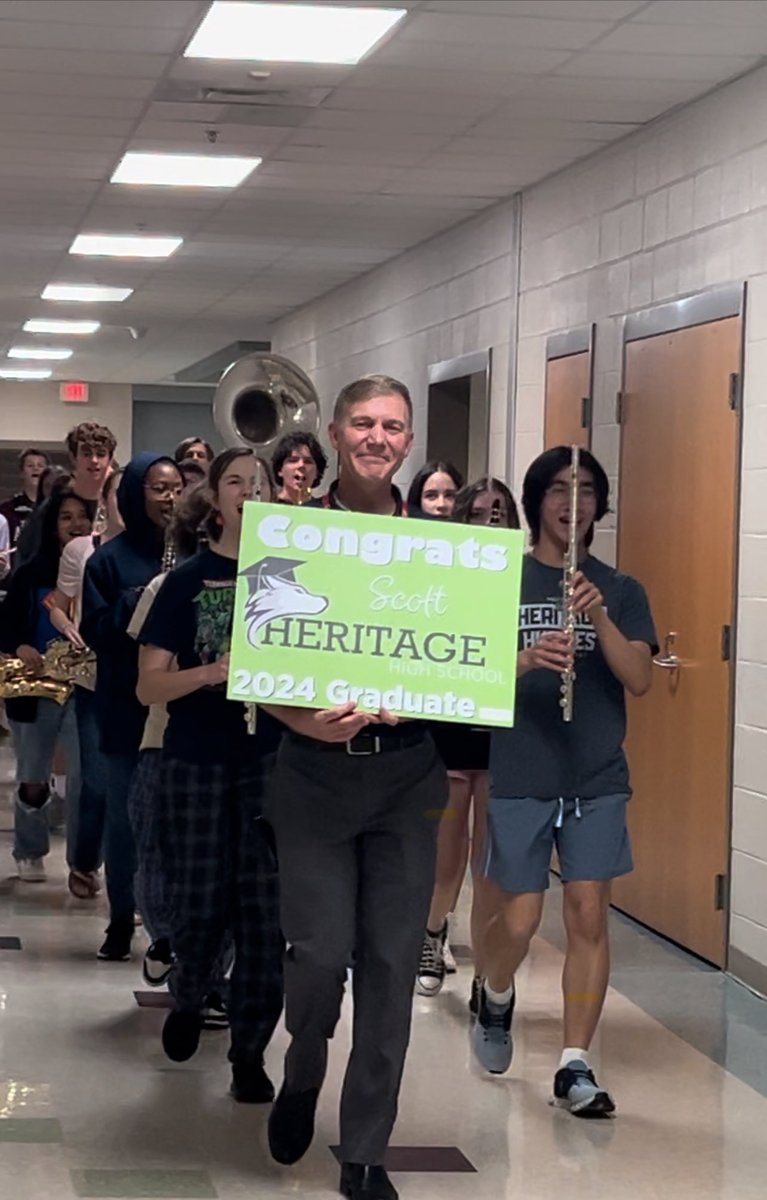 Dr. Beth Daniels (@apbethdaniels) on Twitter photo Celebrating our amazing principal Scott Lyons on our last day of classes with his very own parade!! Congratulations on your retirement!! 🎉🎉🎉 <a href="/HHS_Huskies/">Heritage High School</a> Celebrating our amazing principal Scott Lyons on our last day of classes with his very own parade!! Congratulations on your retirement!! 🎉🎉🎉 <a href="/HHS_Huskies/">Heritage High School</a>