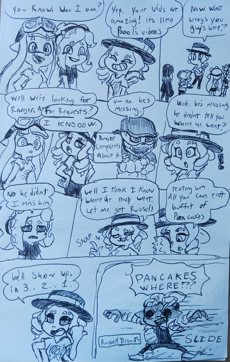 The Gender pool pg86

Well now my brother Russell finally arrived. He usually comes when it's free all you can eat pancake buffet..