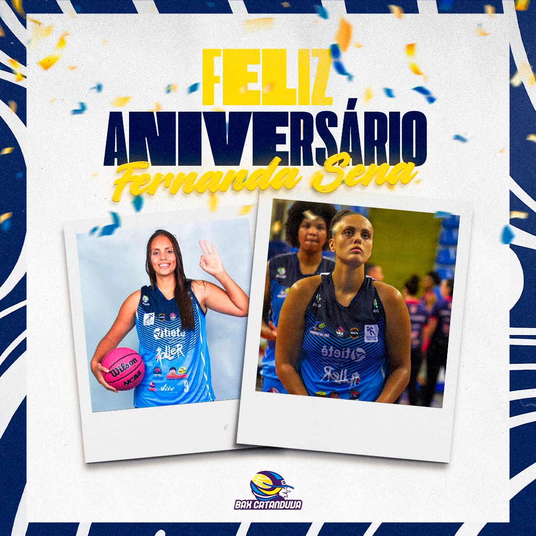 Hoje (03), é aniversário da atleta Fernanda Sena, que vestiu nosso manto por diversas vezes, e segue nos representando.

Feliz aniversário Fernanda Sena!🥳🎉

#Basketball
#BasqueteFeminino
#BasqueteCatanduva