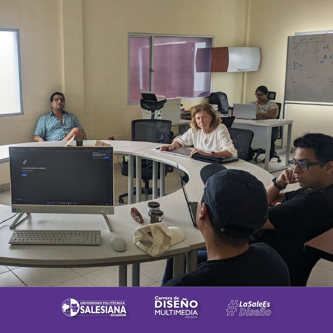 DMultimediaUPSQ's tweet photo. 📚 ¡Aporte social desde la Academia! 
Como parte de la gestión de Prácticas de Servicio Comunitario, La Carrera de Diseño Multimedia presentó la marca y portal web del Proyecto #ISOSPAM en #Cojimíes que busca promulgar una dinámica económica a las familias pesqueras #ecuatorianas https://t.co/qfoyCc56Xm