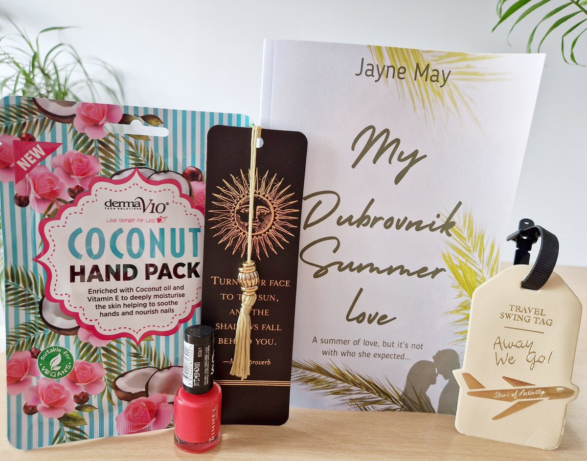 JayneMay_Author's tweet photo. #COMPETITION to #win this #summer package of a copy of my novel - My Dubrovnik Summer Love, bookmark, luggage tag, coconut hand pack &amp; pink nail varnish, simply
☀️Follow me
☀️Like this post
☀️Re-post before 11th June 

#RomanceReaders #ChickLit https://t.co/vP7ceaCl2T