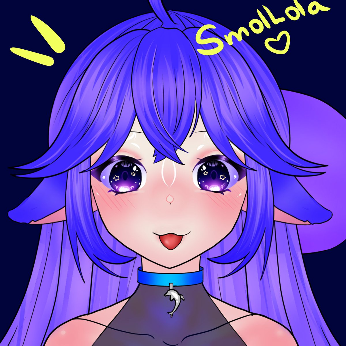 NanamiKamito's tweet photo. well iam her first model mama and i feel so bad that all of this is happening. I mean she before asked me if i can  redesign her model so i did (this was her idea of the design of her current model). 

im sad that the first lola is now Shylola. https://t.co/VUDToSXbmQ