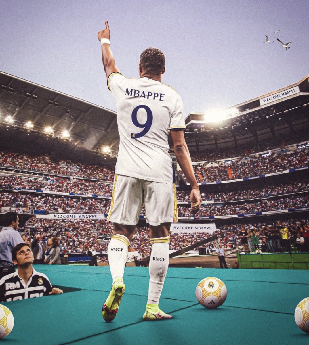 Kylian Mbappé Lottin, welcome to Real Madrid family! 🤝🤍 <a href="/KMbappe/">Kylian Mbappé</a>