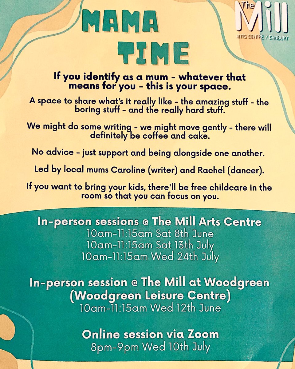 #mamatime is back from Saturday💜
We can’t wait to meet you.
Book your pay what you can ticket (starting at £0) at themillartscentre.co.uk/shows/mama-tim…