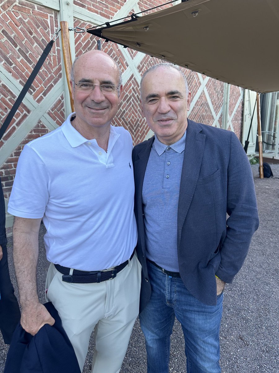 Billbrowder's tweet photo. Two fighters for democracy in Russia in Oslo at the Freedom Forum. Proud to call ⁦@Kasparov63⁩ an ally and friend. https://t.co/nCulTIcXOs