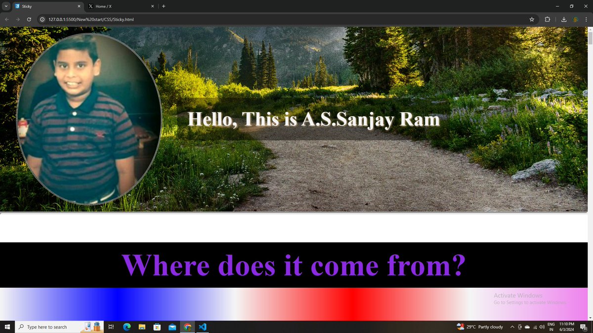ram_a39030's tweet photo. Completed day 14 of #fullstackdevelopment. Learning CSS with the help of #innotechtitans and #balachandra. https://t.co/GRePswscPx