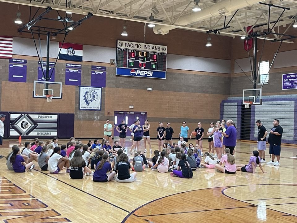 IndiansPacific's tweet photo. Day 1 of Girls Basketball Camp! 

52 youth campers

25 HS campers 

Excited for the rest of the week! https://t.co/tinjjWZ7QX