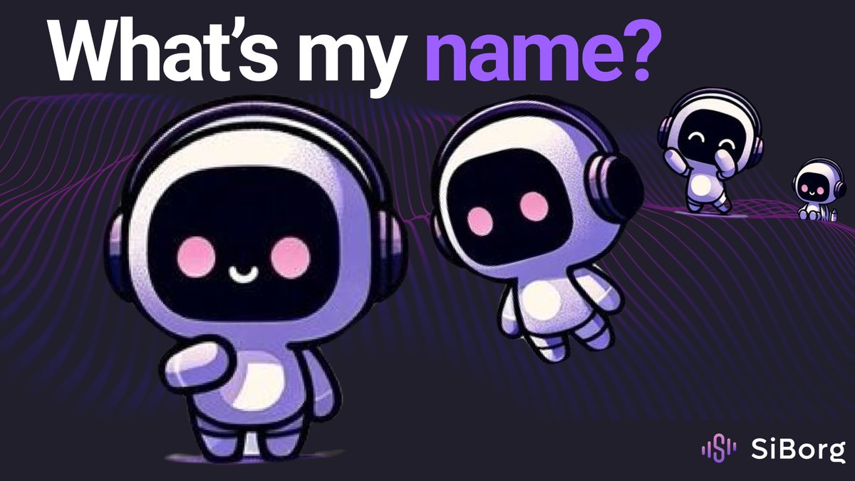 SiBorgLabs's tweet photo. We have someone to introduce to you!

Some of you may have noticed, but we finally have a mascot... Unfortunately, it doesn’t have a name yet.

It’s up to you! Comment your favorite names and RT this post. The name with the most likes wins!

Let’s go! ✍️👇 https://t.co/7F2rQMpuCU