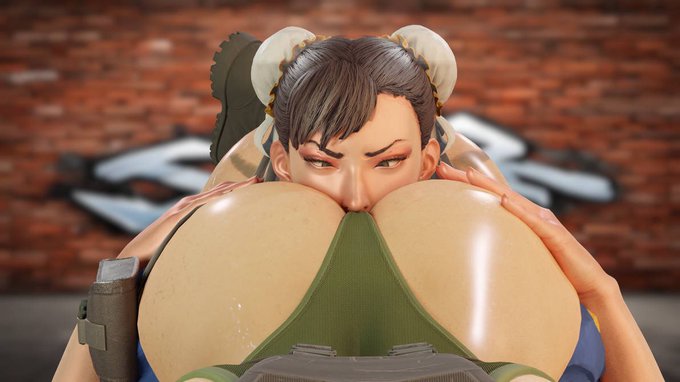 Cammy giving Chun Li a good view of her assets.  #streetfighterfanart #StreetfighterCammy #StreetfighterChunLi<a href="/tag/streetfightercammy"class="tags"><span>#streetfightercammy</span></a><a href="/tag/streetfighterfanart"class="tags"><span>#streetfighterfanart</span></a><a href="/tag/str"class="tags"><span>#str</span></a>