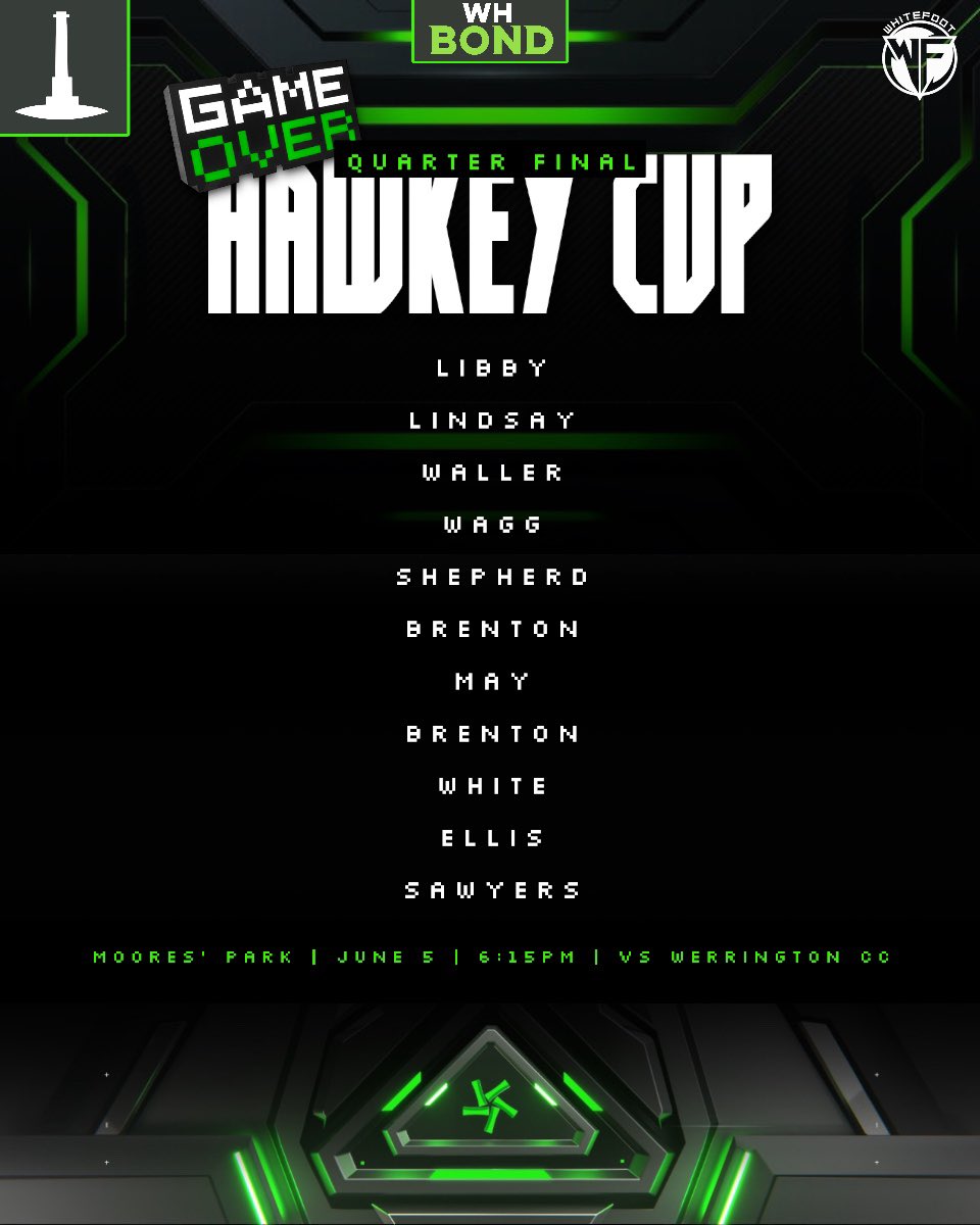 Our Hawkey Cup Quarter Final squad to face <a href="/WerringtonCC/">Werrington CC</a> this Wednesday ✅

<a href="/whbond/">WHBond</a> | #CallyCC