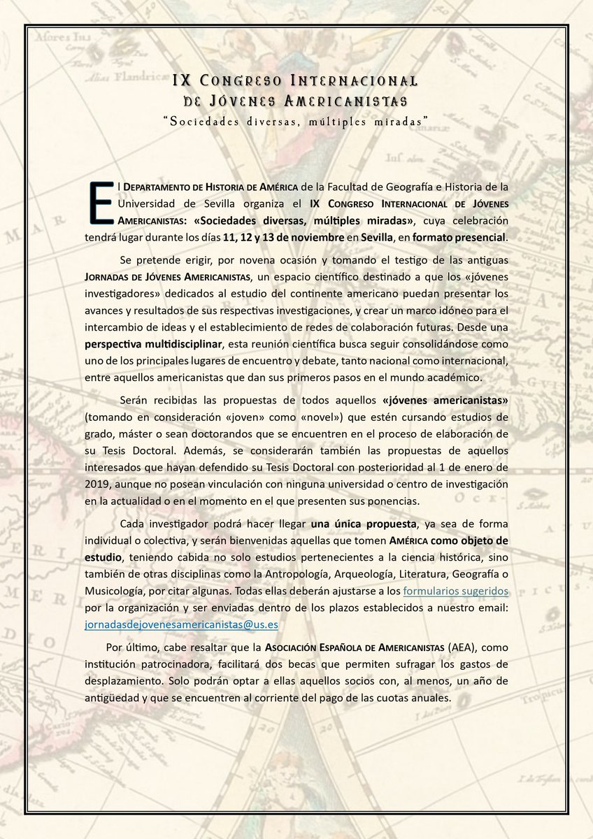 X Congreso Internacional de Jóvenes Americanistas tweet media