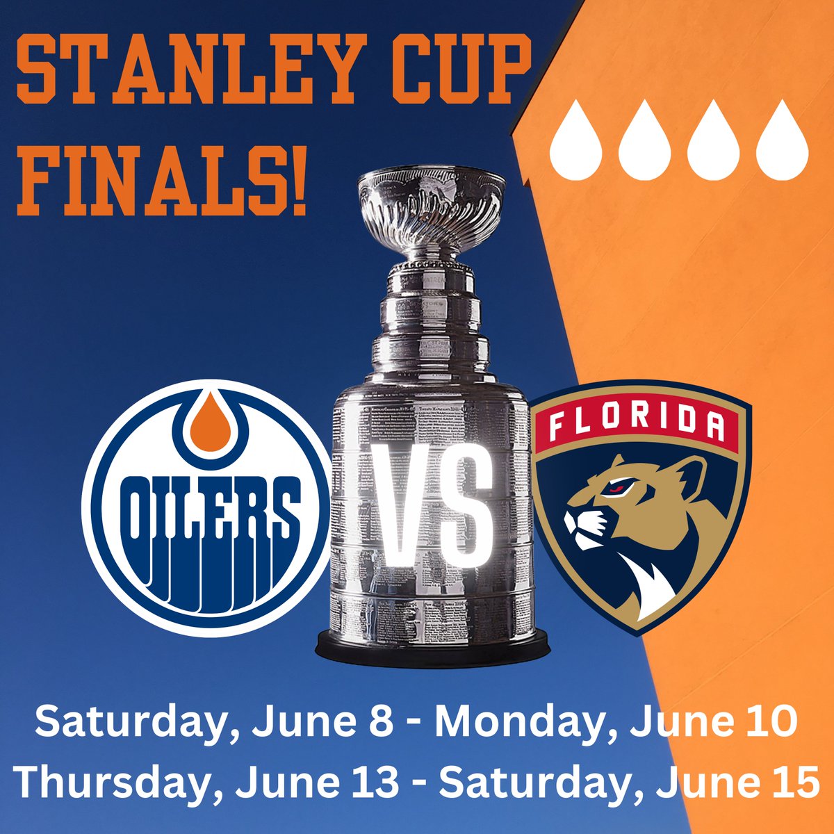 4 wins away from hoisting the Stanley Cup!

Let's cheer on our Oilers by wearing orange and blue for game days!

For the 2 Saturday games, let's celebrate and wear them on Fridays!

Friday, June 7
Monday, June 10
Thursday, June 13
Friday, June 14

#HSCSproud #LetsGoOilers