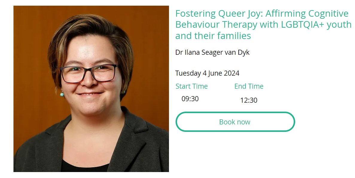 Bespoke Mental Health🇺🇦 (@bespokemhealth) on Twitter photo Tomorrow we welcome <a href="/DrIlanaSvD/">Ilana Seager van Dyk, Ph.D. 🏳️🌈</a> who is delivering a half-day workshop on Fostering Queer Joy: Affirming Cognitive Behaviour Therapy with LGBTQIA+ youth and their families. Do join us: bespokementalhealth.co.uk/live-events/fo… 🌈 Tomorrow we welcome <a href="/DrIlanaSvD/">Ilana Seager van Dyk, Ph.D. 🏳️🌈</a> who is delivering a half-day workshop on Fostering Queer Joy: Affirming Cognitive Behaviour Therapy with LGBTQIA+ youth and their families. Do join us: bespokementalhealth.co.uk/live-events/fo… 🌈