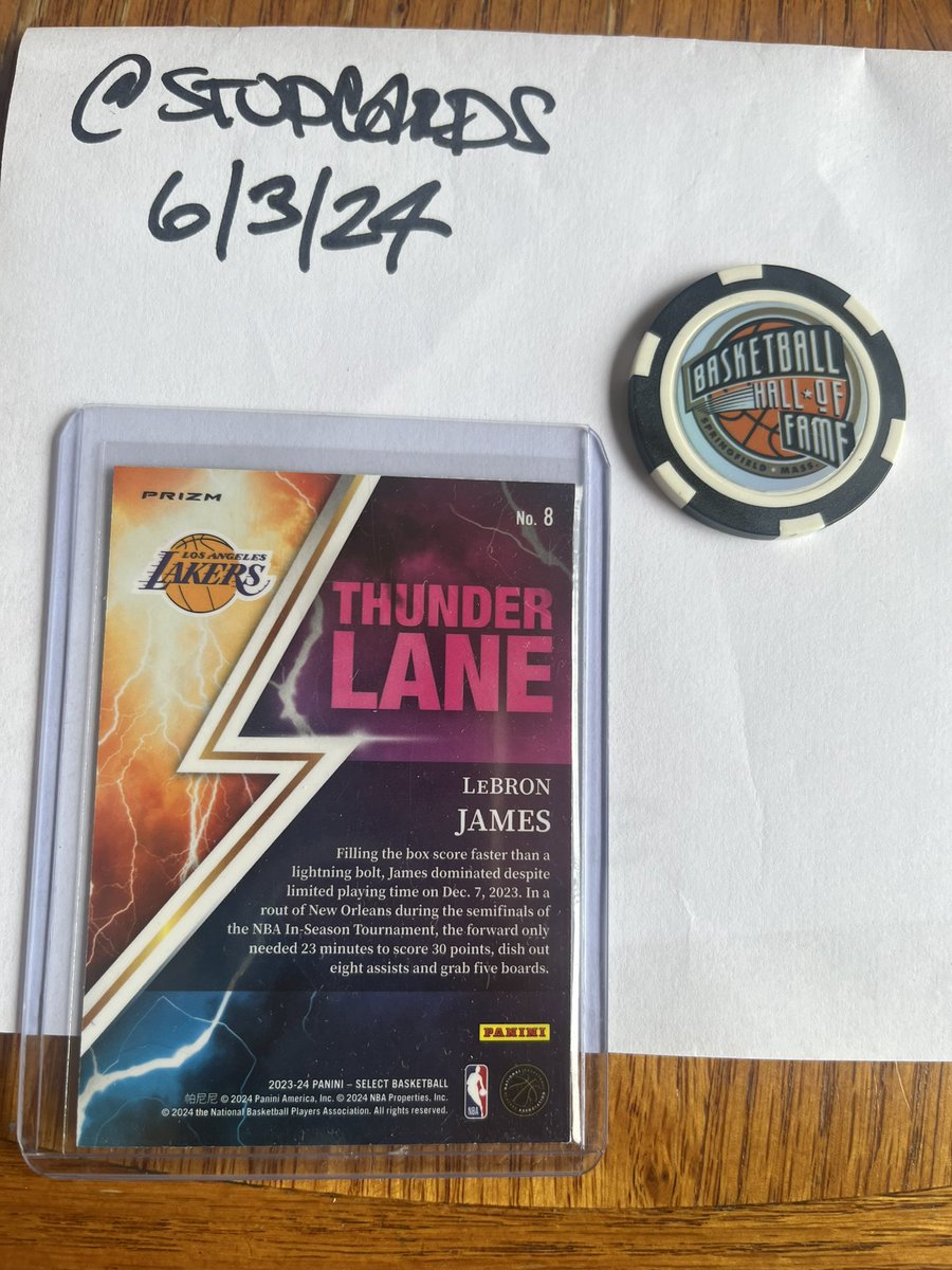 Lebron James select thunder lane silver 

$9 pwe  

<a href="/Hobby_Connect/">Hobby Connection(Colton)</a> <a href="/HobbyRetweet_/">Hobby Retweet</a>  <a href="/sports_sell/">@SPORTS_SΞLL</a> @thehobby247 @ILOVECOLLECTIN1 <a href="/HobbyConnector/">The Hobby Connector ™</a> <a href="/PCOregonDucks2/">Hobby Tag Facilitator</a> <a href="/CodiDaReposter/">CodiDaReposter</a> @nolacardtweets
<a href="/84baseballcards/">84Cards • Daily Team B/S/T</a> 

#whodoyoucollect #thehobby #cards4sale #lakers #lakeshow #lebron