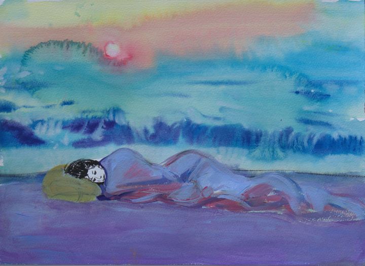 iaking6's tweet photo. Art of the Day: "“Soul back to the sea”". Buy at: https://t.co/05ihgYDe9j https://t.co/Nm10t1wgT9