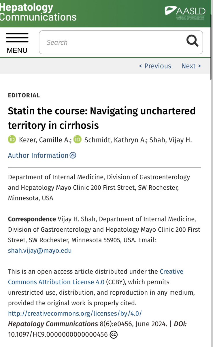 Kathryn Schmidt, MD (@drkschmiddie) on Twitter photo Hot off the press 🗞️ 🔥 check out our editorial on statins in cirrhosis in <a href="/HepCommJournal/">Hepatology Communications</a> . Fun joint effort with <a href="/CamilleKezer/">Camille Kezer, MD</a> and <a href="/Dr_Vijay_Shah/">Vijay Shah</a> . <a href="/MayoClinicGIHep/">Mayo Clinic Gastroenterology & Hepatology</a> <a href="/DougSimonetto/">Doug Simonetto, MD</a> <a href="/IrisWangMD/">Xiao Jing (Iris) Wang, M.D.</a> Hot off the press 🗞️ 🔥 check out our editorial on statins in cirrhosis in <a href="/HepCommJournal/">Hepatology Communications</a> . Fun joint effort with <a href="/CamilleKezer/">Camille Kezer, MD</a> and <a href="/Dr_Vijay_Shah/">Vijay Shah</a> . <a href="/MayoClinicGIHep/">Mayo Clinic Gastroenterology & Hepatology</a> <a href="/DougSimonetto/">Doug Simonetto, MD</a> <a href="/IrisWangMD/">Xiao Jing (Iris) Wang, M.D.</a>