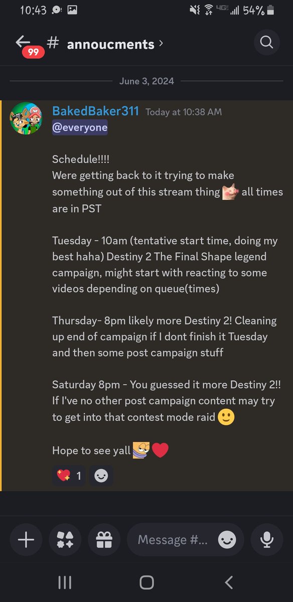 Stream schedule for this week😎