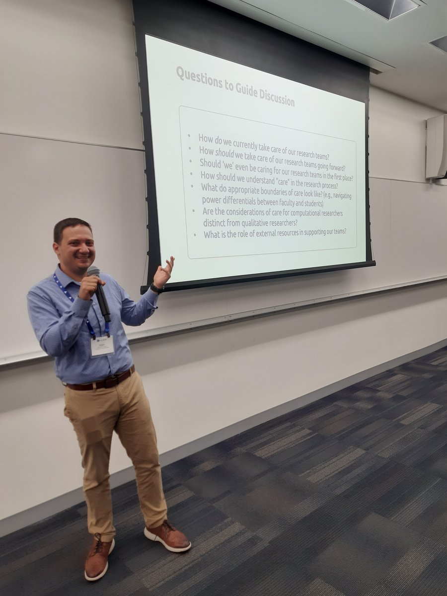 Excited to be giving two talks at <a href="/icwsm/">ICWSM</a> #icwsm2024  today - first was "Computing Vulnerability: Recommendations for Supporting the Emotional Wellbeing of Computational Researchers" at the Data for the Wellbeing of Most Vulnerable workshop. Paper link: doi.org/10.36190/2024.…