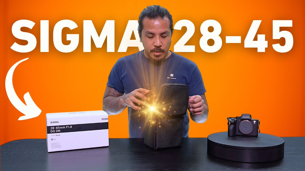 BandCCamera's tweet image. Raph from B&amp;amp;C Camera reviews the new Sigma 28-45mm f/1.8 DG DN Art Lens.
youtube.com/watch?v=IhLbLp…
#bandccamera #sigma #sonyalpha #sigma2485 #photography