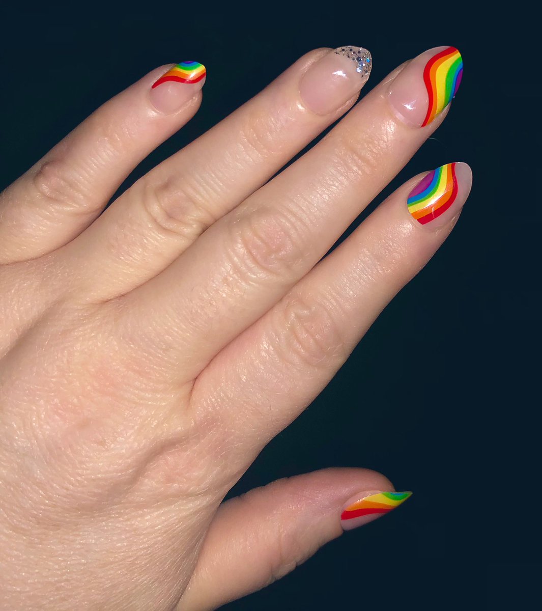 We got on our Kiss imPress pride collection nails and I’m ready to play #bioshock infinite - live now my place do it!