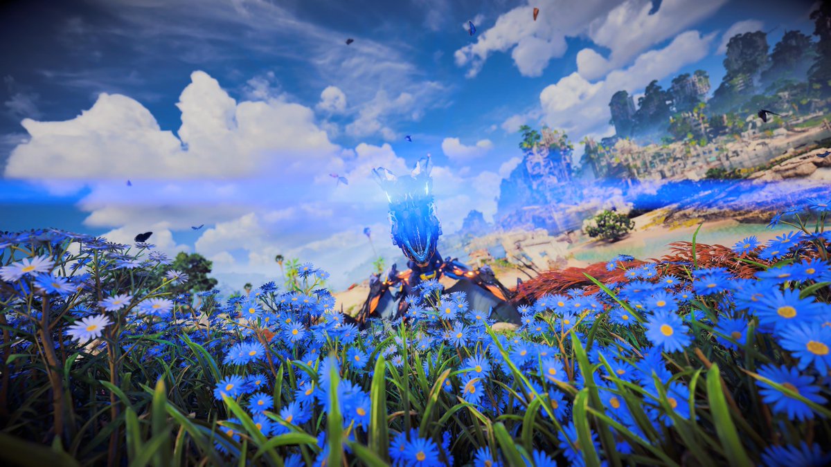 I'm Blue 
Da Ba Dee Da Ba Di
Forbidden West
Da Ba Di 💙 

#HorizonForbiddenWest 
#BeyondTheHorizon 
#VirtualPhotography 
#ThePhotoMode