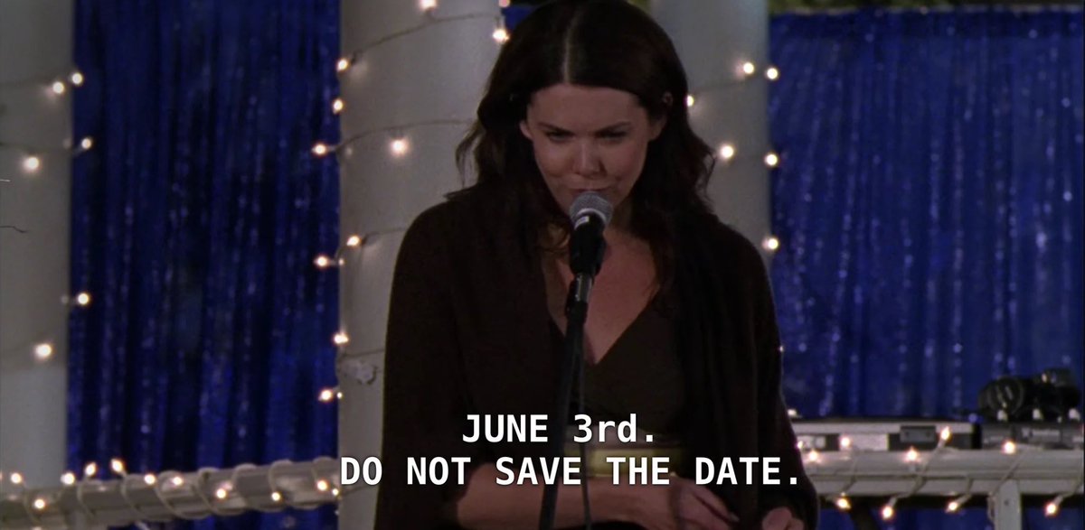 thinkergilmore's tweet photo. It’s the doomed day of June 3rd :( https://t.co/iQyRtfyLkS