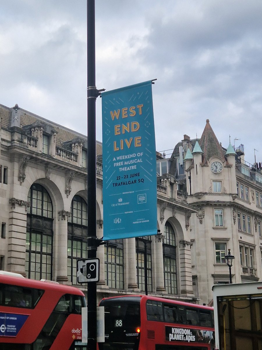 Love seeing the signs for @WestEndLIVE up around Central London. Less than 3 weeks to go for the best stagey weekend of the year.