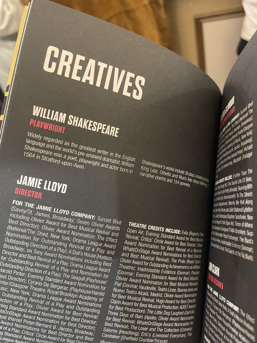 The size of William Shakespeare’s bio is making me howl