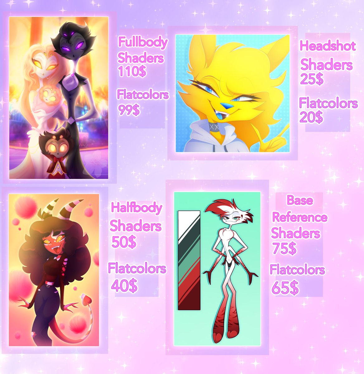 Rose_QC_'s tweet photo. Prices commissions💗🌸 https://t.co/gO9Z4Z2uz2