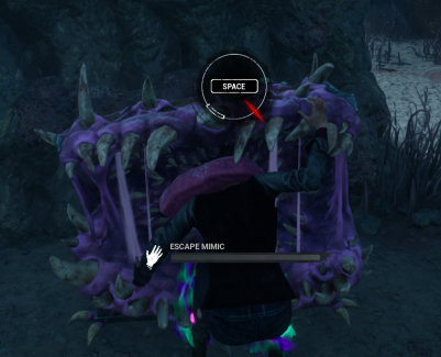 Apathyus's tweet image. I shouldn't take screenshots while captured. It leads to missing a skill check. Vecna just shook his head as he watched me heal.

#deadbydaylight