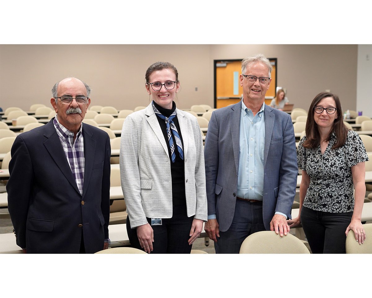 UNTHealth_CBTS's tweet photo. Congrats James W. Simpkins Award recipients! 👏 

SBS students were honored for outstanding research at the 2024 Neurobiology of Aging and Alzheimer's Disease Symposium at HSC.

🏆 1st place: Kumudu Subasinghe
🏆 Runner up: Savanna Smith
🏆 Runner up: Rajiv Rangan https://t.co/VQztbwzlkM