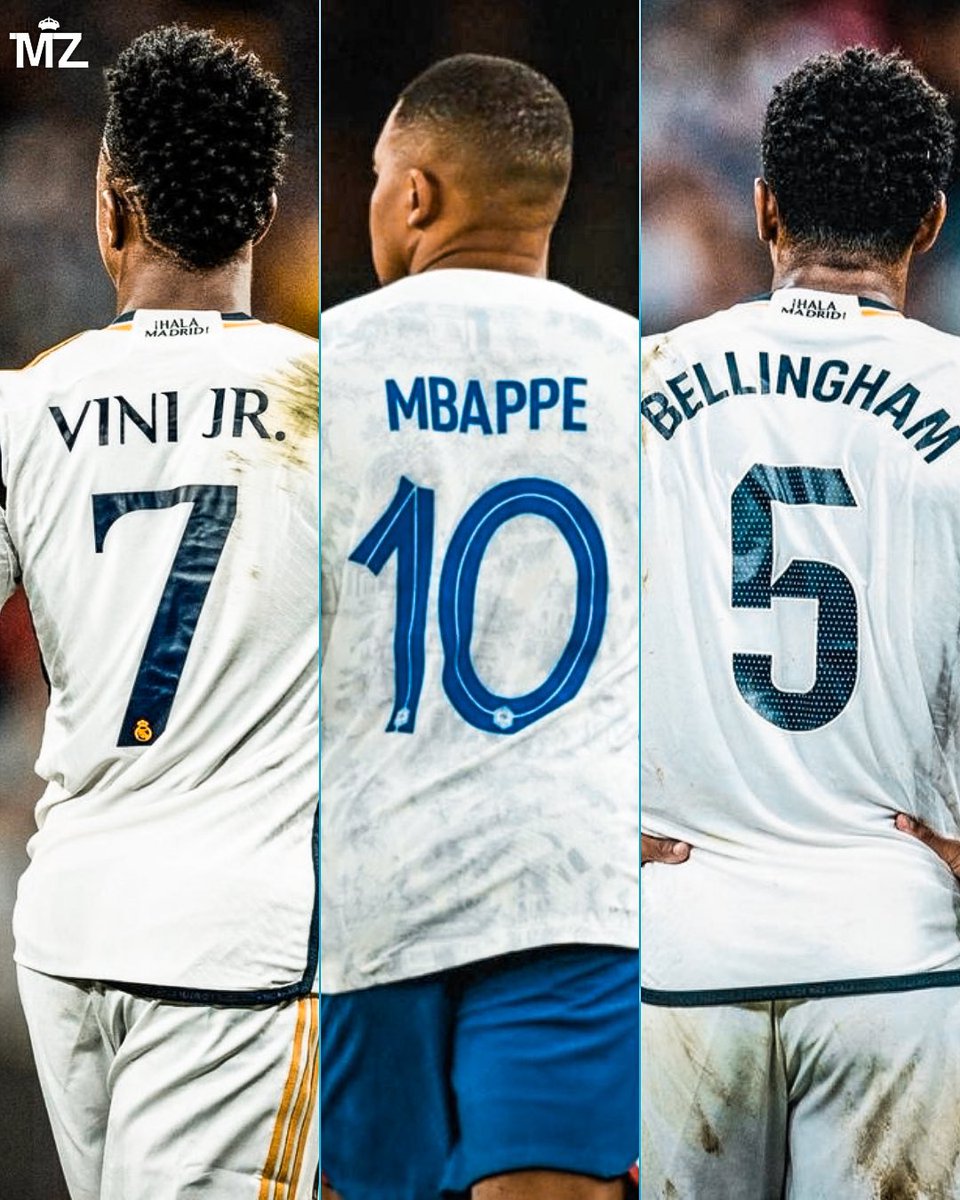 IT'S SHOWTIME. 

<a href="/vinijr/">Vini Jr.</a> x <a href="/KMbappe/">Kylian Mbappé</a> x <a href="/BellinghamJude/">Jude Bellingham</a>