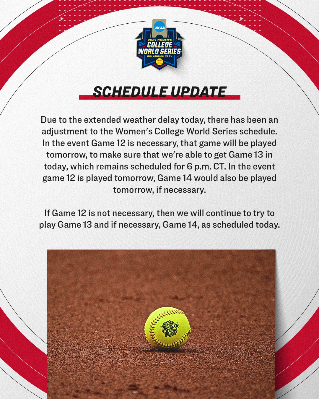 Wcws Softball 2027 Schedule