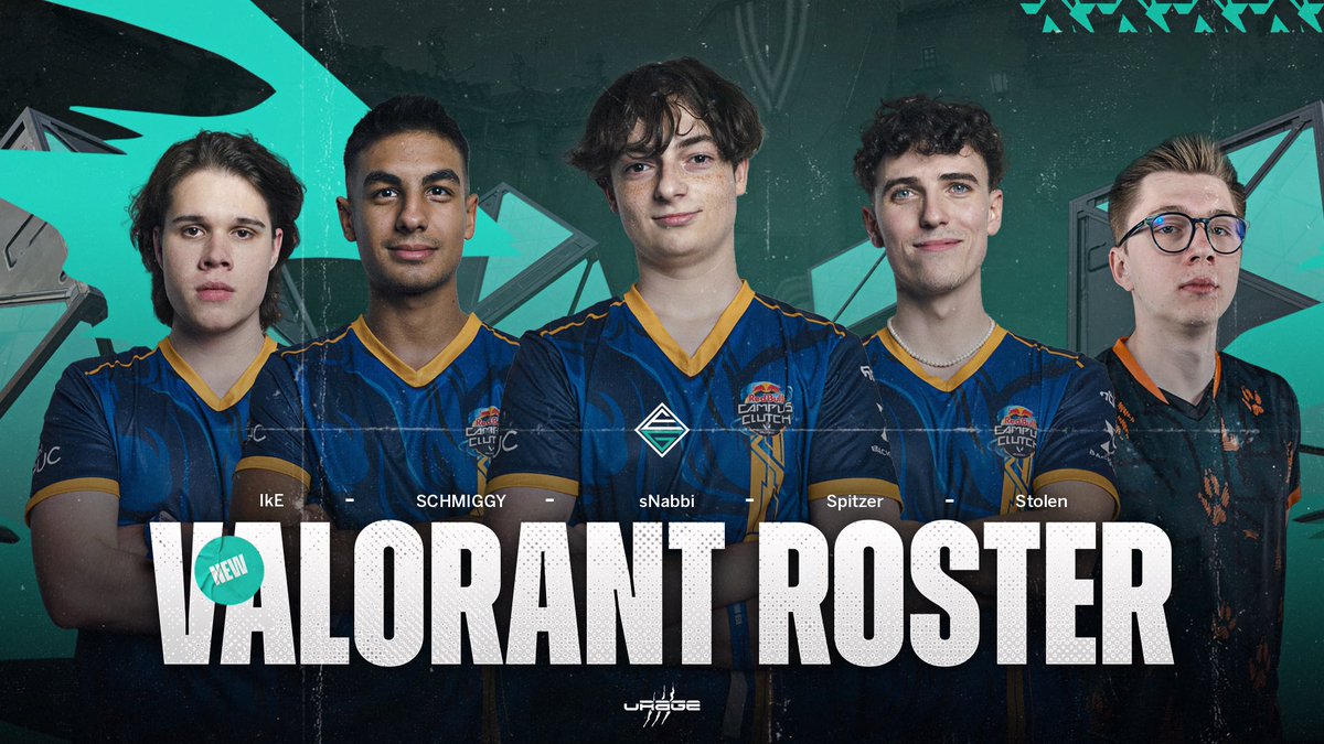 We're extremely excited to announce our 🇩🇪 competitive VALORANT roster 🚨

Please welcome <a href="/IkEiwnl/">IkE</a>, <a href="/schmiggymeister/">schmiggy</a>, <a href="/sNabbi3_/">Patrick</a>, <a href="/spitzer_val/">NOVO Spitzer</a> and <a href="/stolenVAL/">stolen ₉⁹₉</a> to #EXG 🤝

Currently we‘re looking for a coach to help our players on their way to the top! #GOEXG💚
