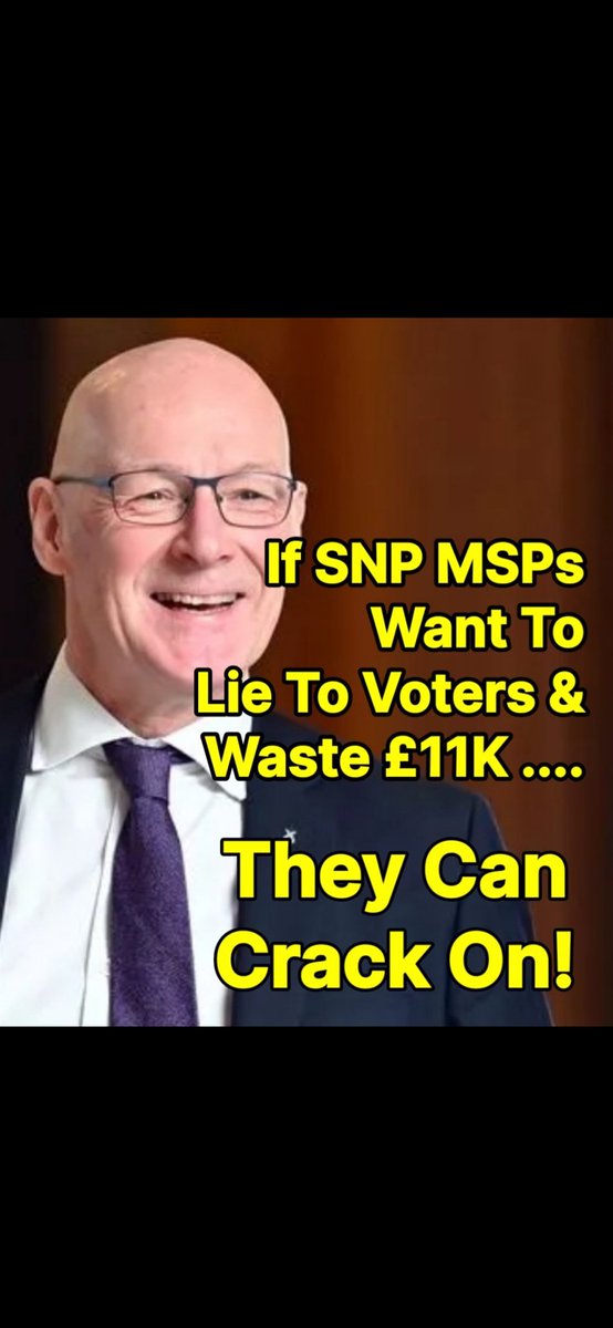 UranusHasRings's tweet photo. @AgentP22 Couldnโt they have used their imagination and lied about the source of the cash?
โItโs donations from pro-Indy supportersโ
โItโs dividends from the SNIBโ ๐คฃ
โItโs from the higher taxes we impose on Scotsโ
โItโs income from business ratesโ.
#RIP_SNP #OutTheDoorIn24 https://t.co/hpppO8lznD